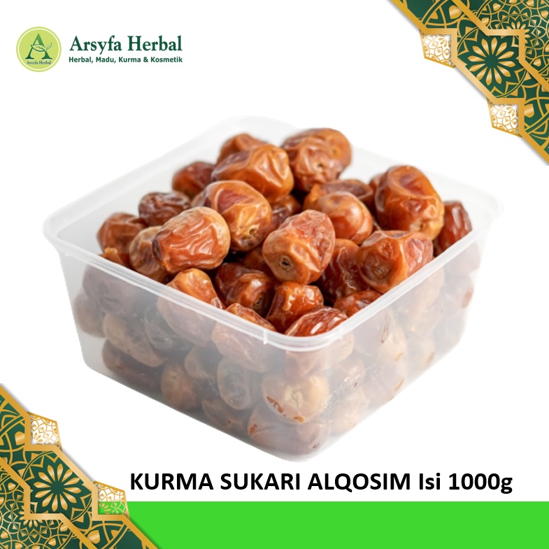 

Kurma Sukkari Ruthob 1 kg - Kurma Basah Premium - Kurma Sukari Al-Qossim