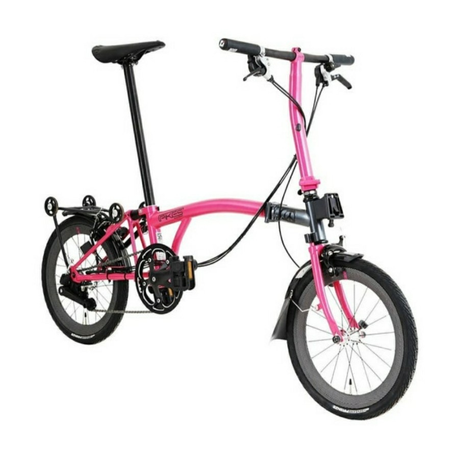 Sepeda Lipat Elemant Pikes Gen 2 Grey Pink