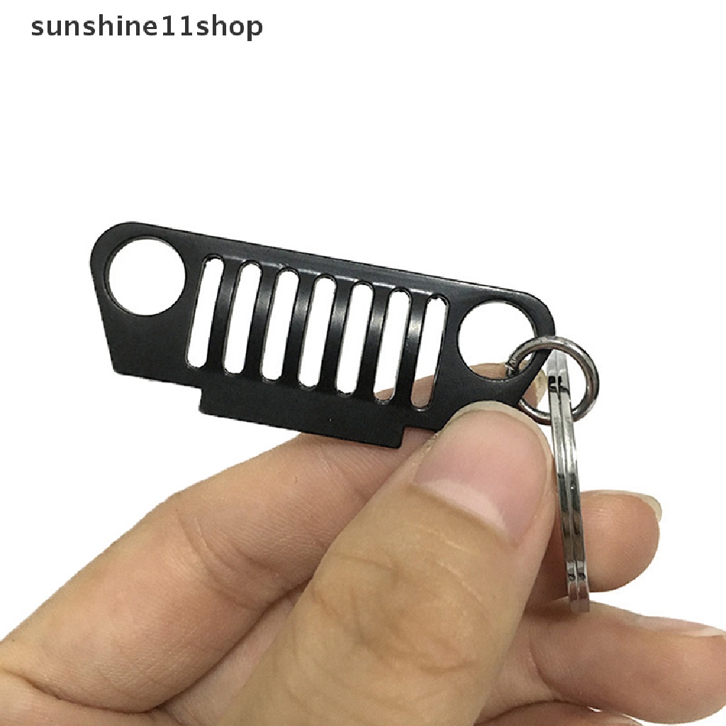 Sho Stainless Steel Car Front Grill Design Gantungan Kunci Mobil Grill Keychain Gantungan Kunci N