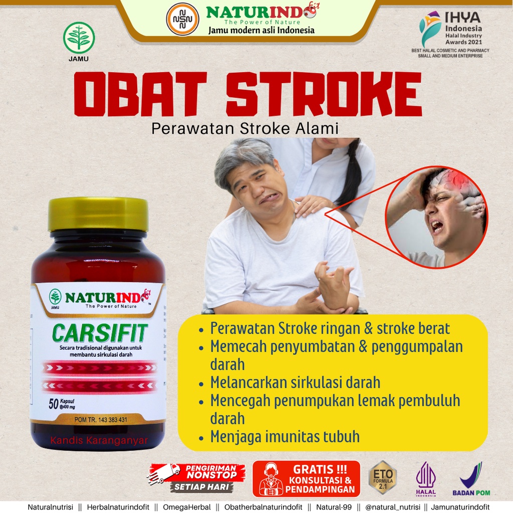 Jual Obat Stroke Setrok Strok Bells Palsy Herbal Ampuh Stroke Ringan