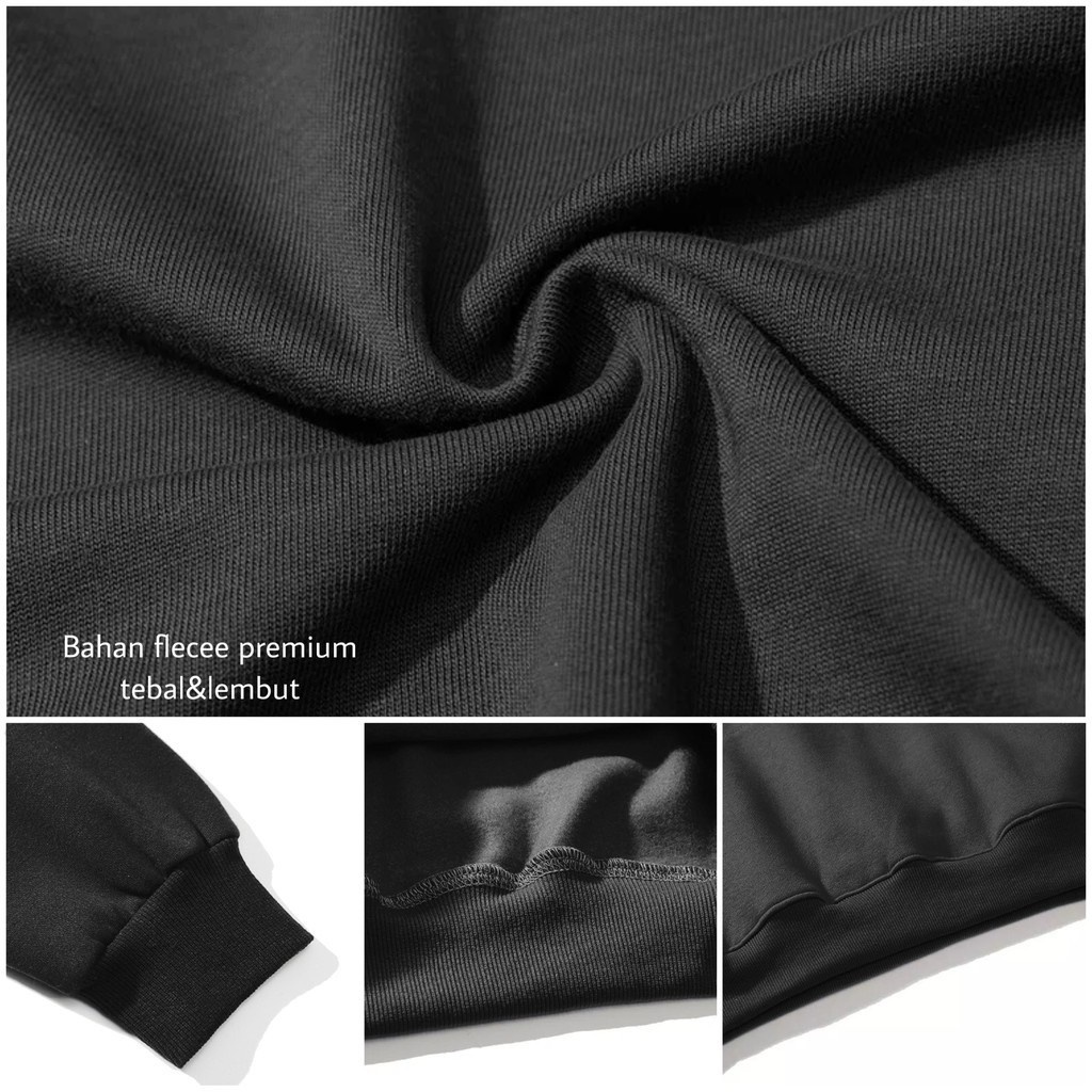 BESTPROMO Jaket Hoodie pria branded Hoodie pria distro aesthetic warna Cream Sweater cowok distro