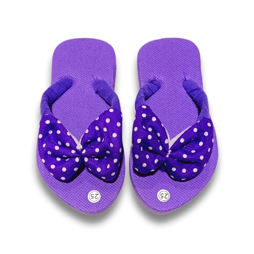Sandal Anak Perempuan Motif Polkadot Pita Terbaru