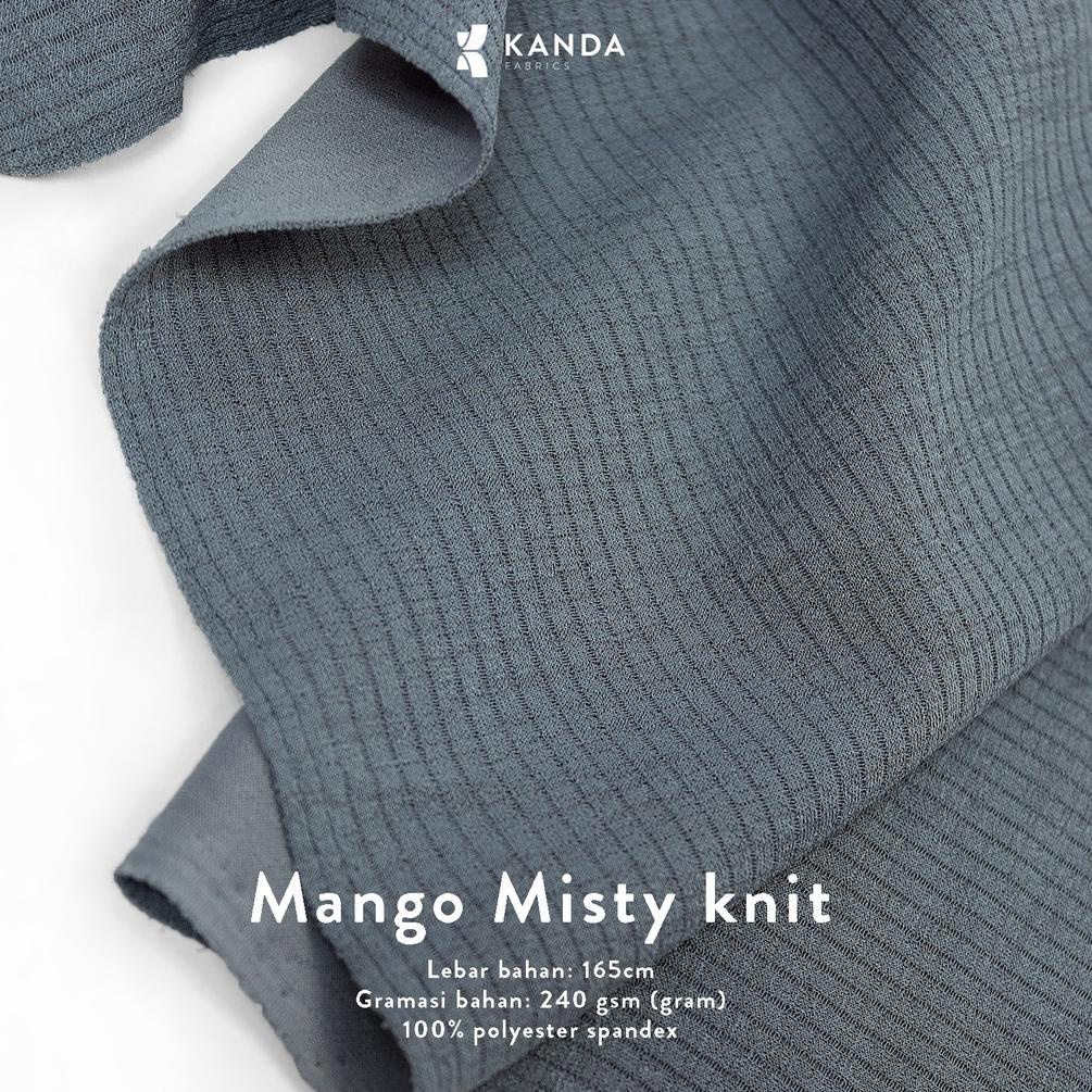 [IWZ54] Kain MANGO MISTY knit (ECER/GROSIR) premium kanda fabrics (kaos, rib, strech, stripe/salur) 