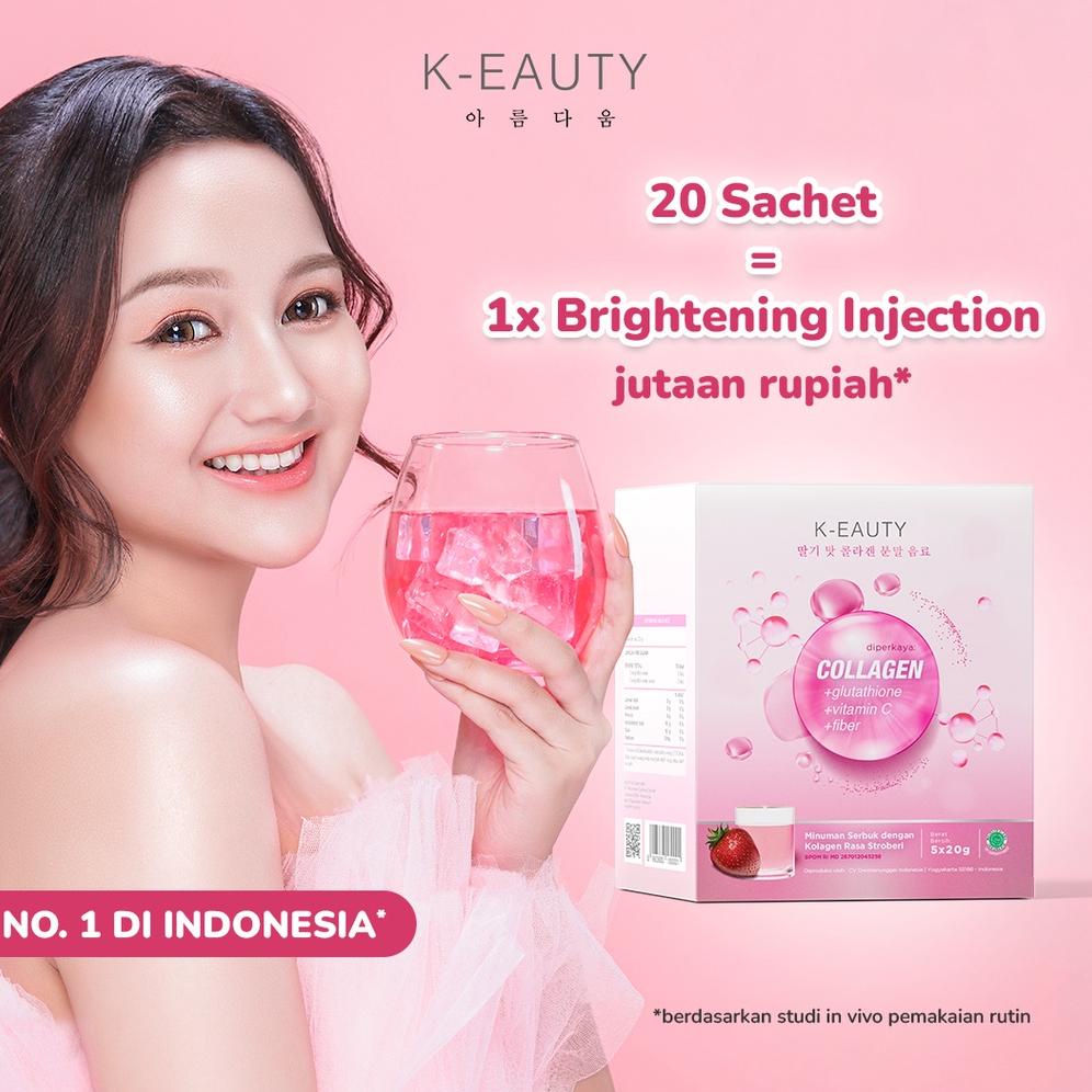 

2.2 Men Sale K-EAUTY Paket 1 Bulan (30 Sachet) | Minuman Kolagen Pemutih Badan Cepat | K-EAUTY Premium Collagen Drink | Colagen Beauty Drink Suntik Putih Permanen .,.,.,..,