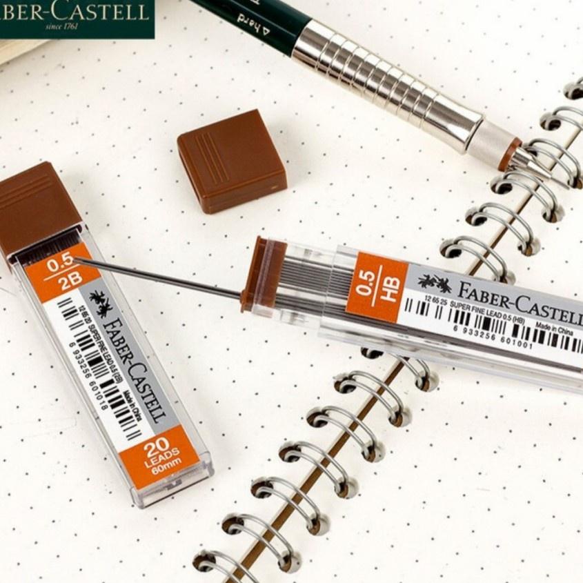 

E89 Isi Pensil Mekanik FABER CASTELL 2B Polymer Lead 0.5mm / 0.7mm NEW ▶