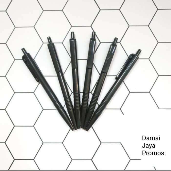 

Pulpen Plastik Hotel Ring - Hitam