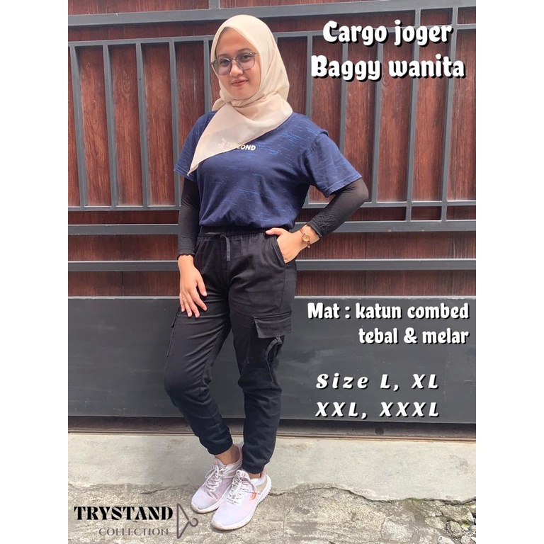 CELANA CARGO JOGER WANITA MURAH