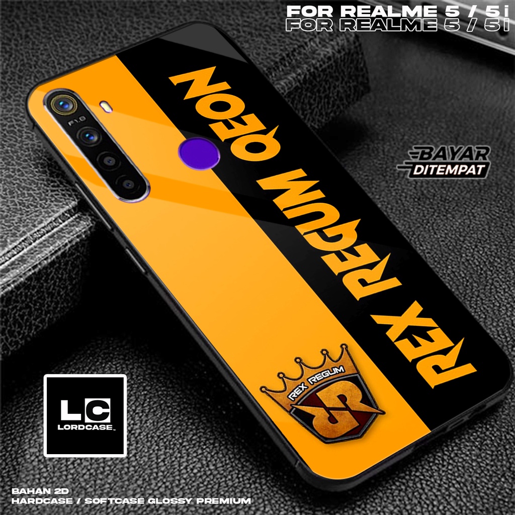 Case REALME 5 / REALME 5i - Casing Hp Terbaru 2023 Case lord case14 [ case RRQ ] Silikon Hp Mewah - 