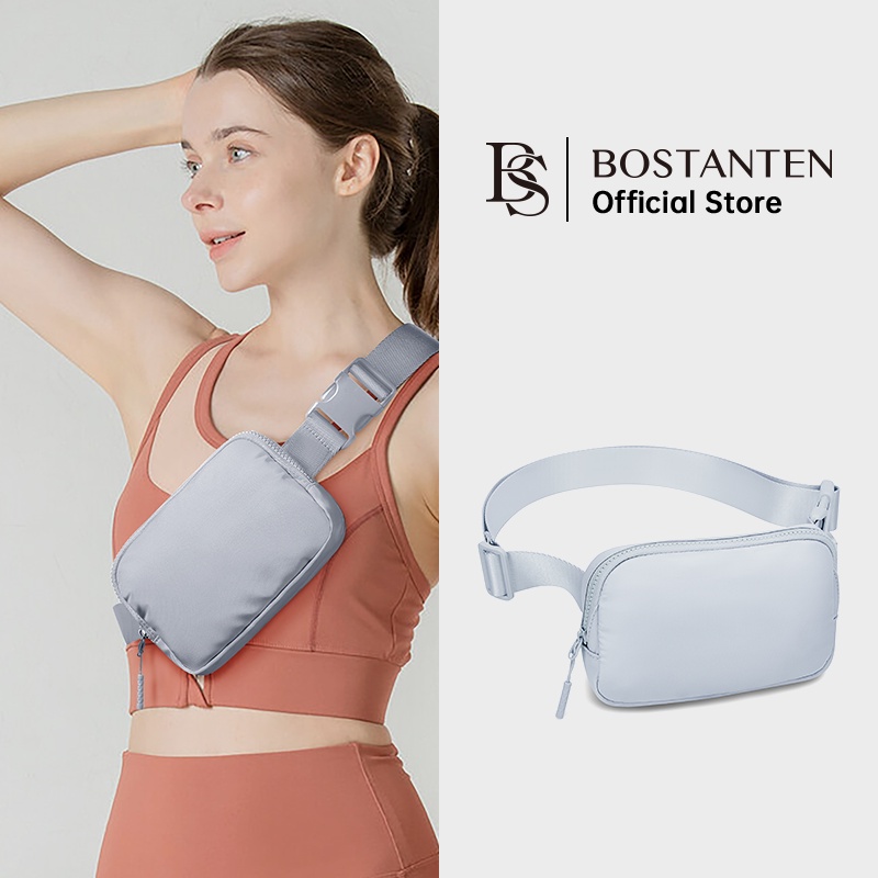 [New Arival] Bostanten Tas Pinggang Tas Dada Ohlaraga Diagonal Wanita Kapasitas Besar Tali dapat Disesuaikan