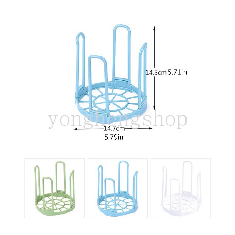 Rak Penyimpanan Piring / Gelas / Mangkok Bahan Plastik Dapat Ditarik Untuk Dapur