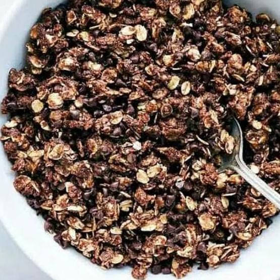 

♪ HEALTHY GRANOLA COCOA ALMOND 500 gr, CRUNCHY! ○