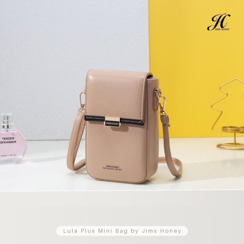 JIMS HONEY - LULA MINI BAG TAS SELEMPANG WANITA 2IN1 FASHION CEWEK TAS HP DOMPET KARTU