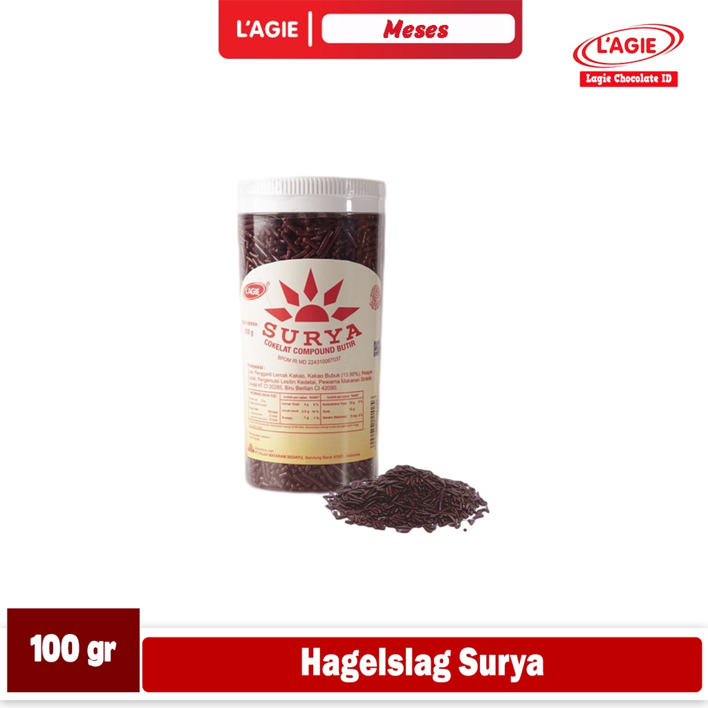 

LAGIE HAGELSLAG SURYA COKELAT 100GRAM