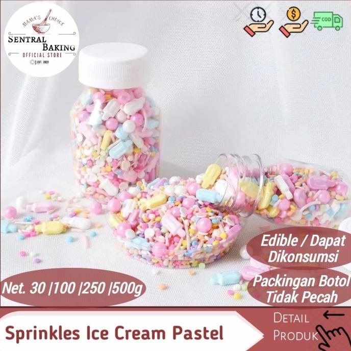 

Sprinkle Kue Mutiara Ice Cream Pastel / Springkle Kue Springkel Hias