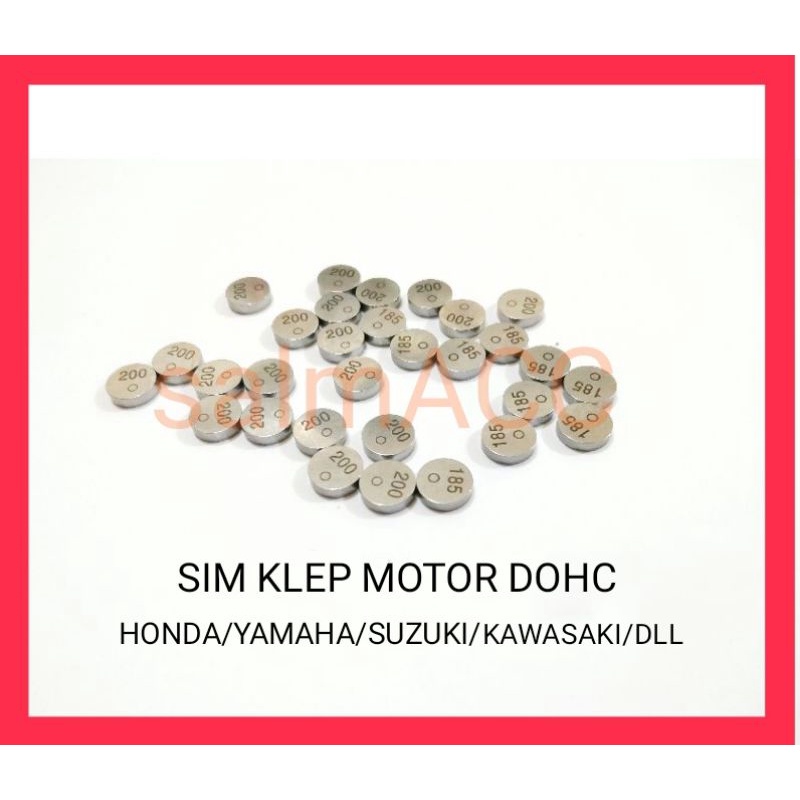 Sim Klep CB/CBR150/GSX/SatriaFU dll...      Sim Klep Motor DOHC Ukuran 210
