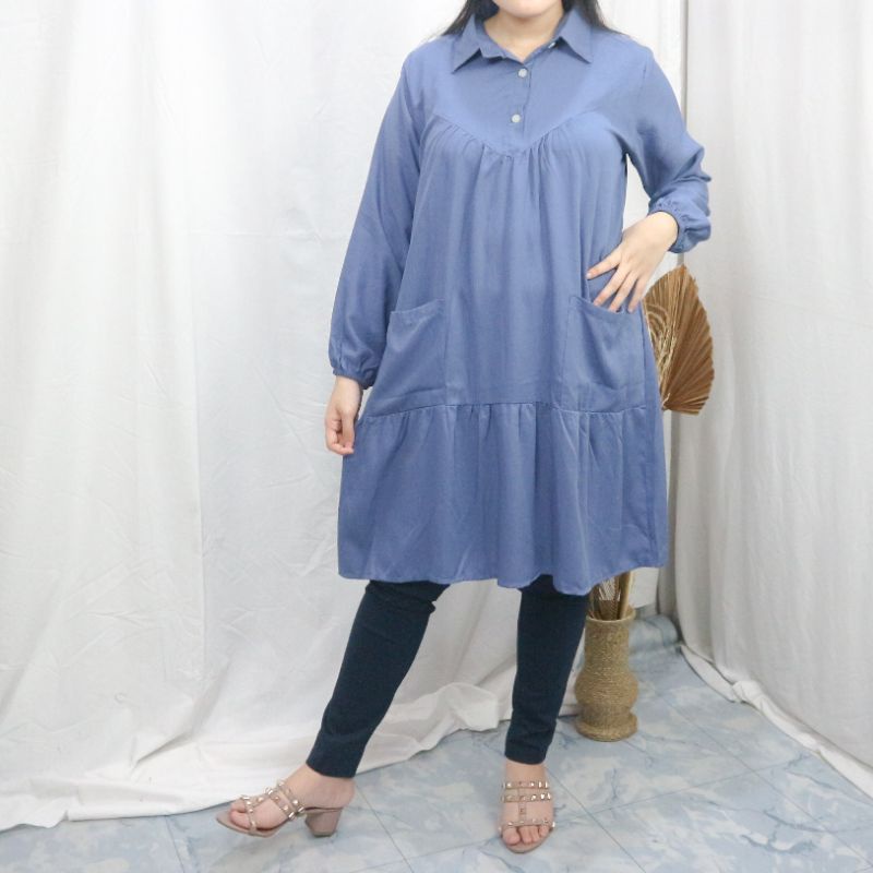 NAYA TUNIK RAYON TWILL JUMBO / PREMIUM RAYON TWILL / TUNIK JUMBO