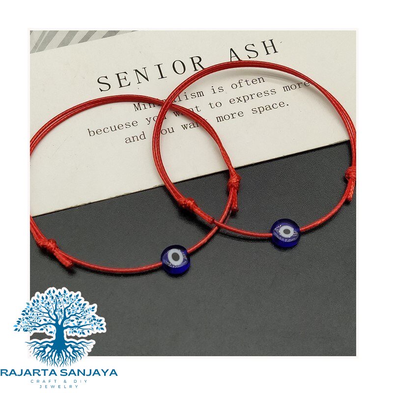 Gelang Persahabatan Handmade Rajarta Simbol Eye Devil Untuk Kekuatan dan Aura