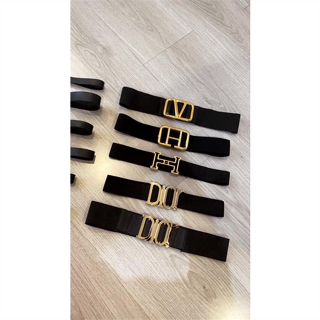 YA 587 - Ikat Pinggang Wanita Kekinian Gesper Sabuk Belt Karet Motif