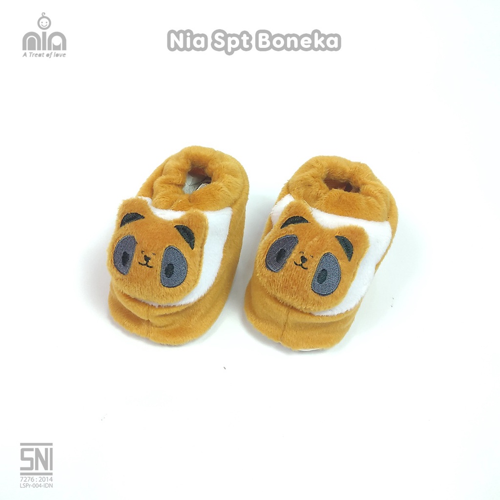 Nia Sepatu Bayi Boneka Sepatu Bulu Boneka Caracter New Born Size 0-6 Bulan Lembut
