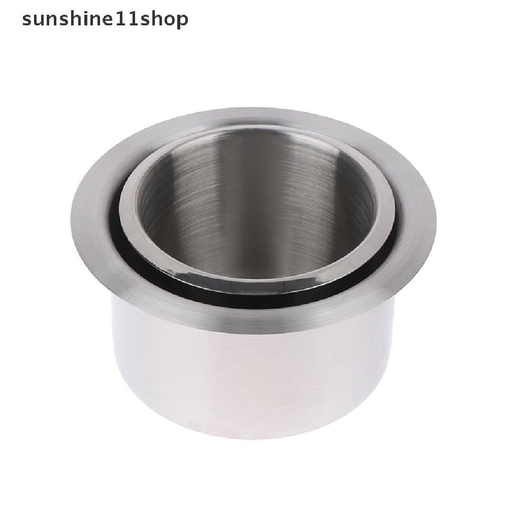 Sho Car Cup Holder Drink Cup Holder Recessed Stainless Steel Tempat Gelas Minuman Kaleng N