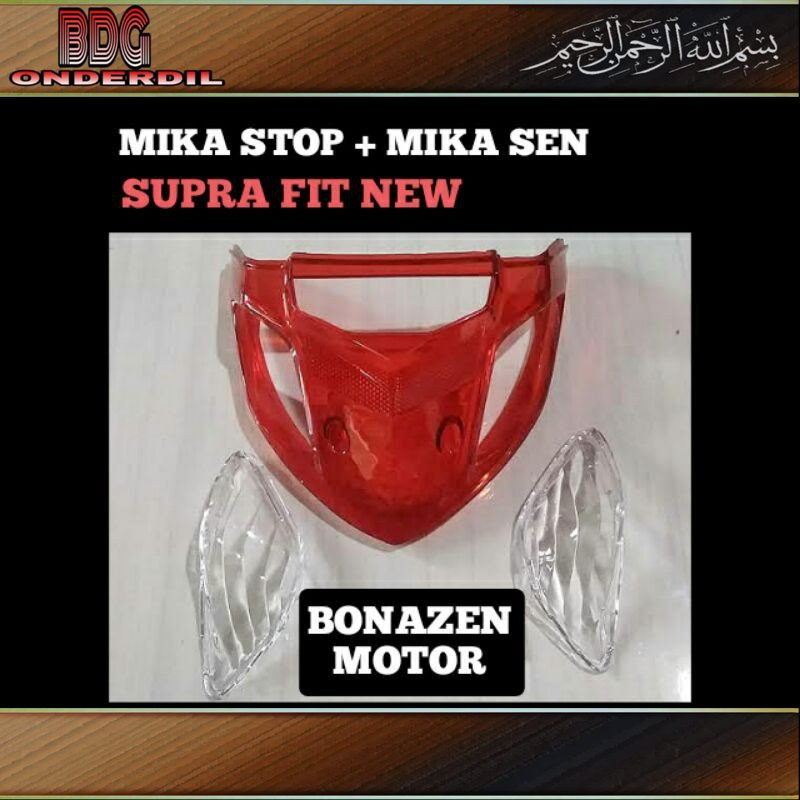 Mika Lampu Stop Belakang Supra Fit New + Mika Sen Belakang / Narita