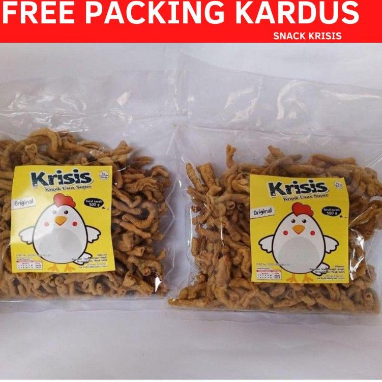 

L99 Keripik usus krisis 250 gram enak renyah pakai tepung PALING DICARI ➩