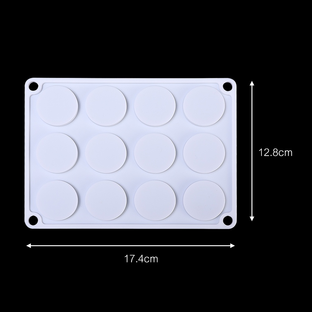 Silikon Lembut 12-rongga Untuk Perayaan Ulang Tahun Pernikahan Undangan Seal Menekan Model Kotak Hadiah Aksesoris Cetakan Amplop Stamp Making Mold DIY Reusable