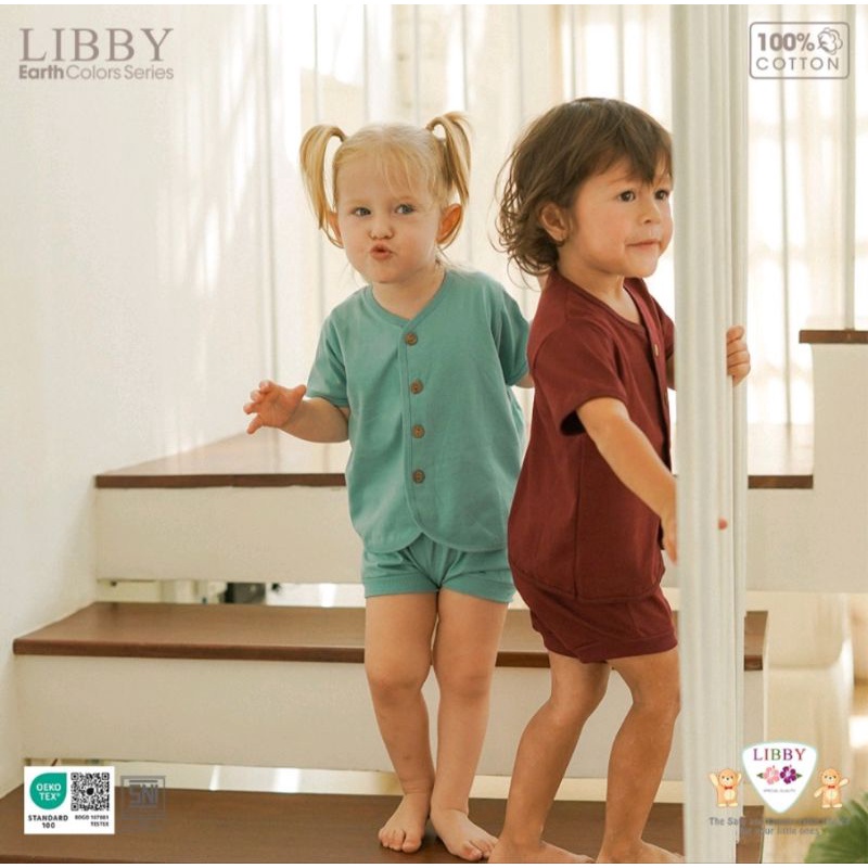 Libby Comfy Set Earth Series - Setelan Pendek