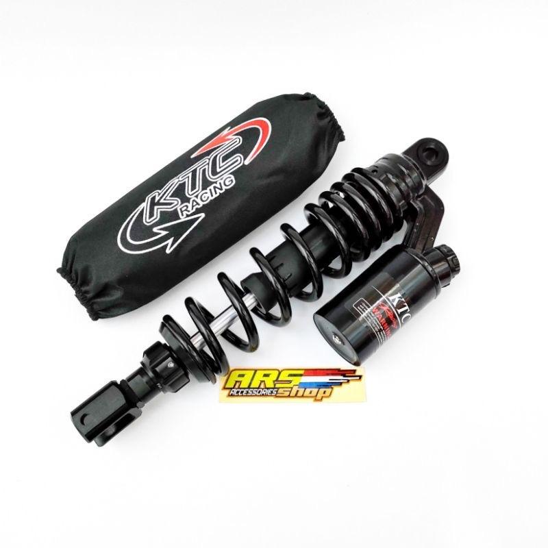 (BISA COD) 63 Shockbreaker Tabung Model KTC Racing Premium 330mm &amp; 310mm + (Sarung Shock) , Mio | Beat | Scoopy | Vario 110 125 150 | Gear | Xeon | Lexi | Xride | Fino | Genio | Spin | Nex | Soul | Mio S Z J | GT | M3 | Skydrive | Fazzio | Freego | Dll