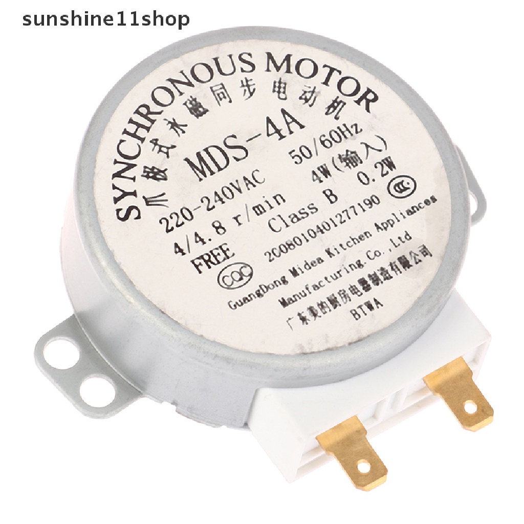 Sho MDS-4A 220V Micro Turntable Synchronous Tray Motor Microwave Oven Aksesoris N