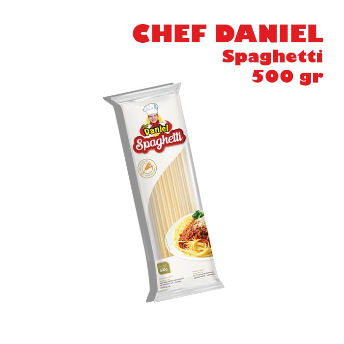 CHEF DANIEL Spaghetti Pasta 500 Gr / Spaghetti 500gr