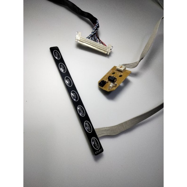 IR SENSOR TOMBOL MANUAL SOCKET LVDS TV LED AKARI LE-32V99T2 LE 32V99T2 32V99