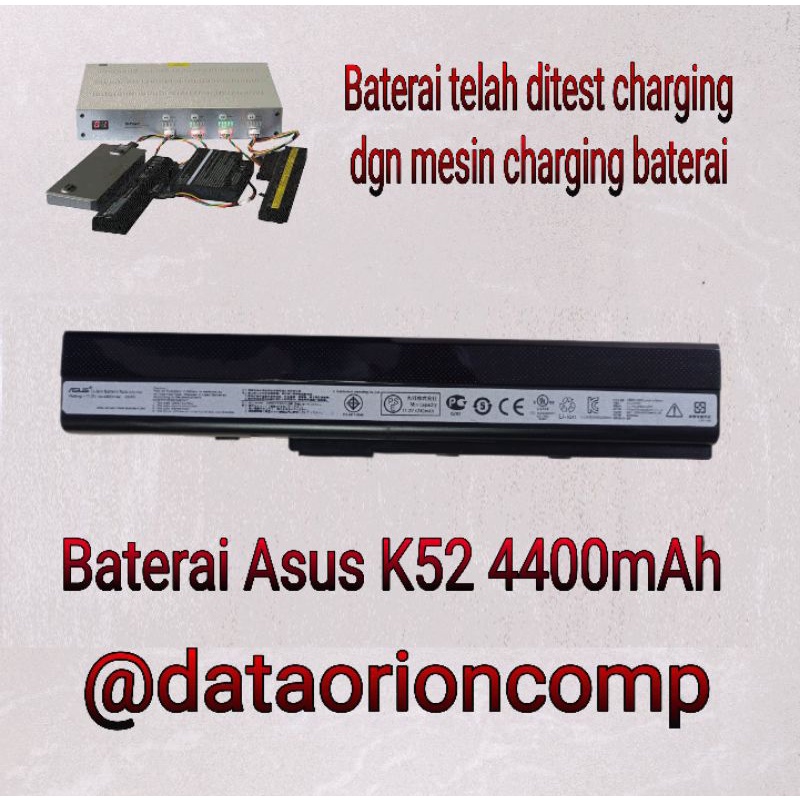 Baterai battery asus a42 a42j a42fj k52 a52 a52f k42 a32 k52