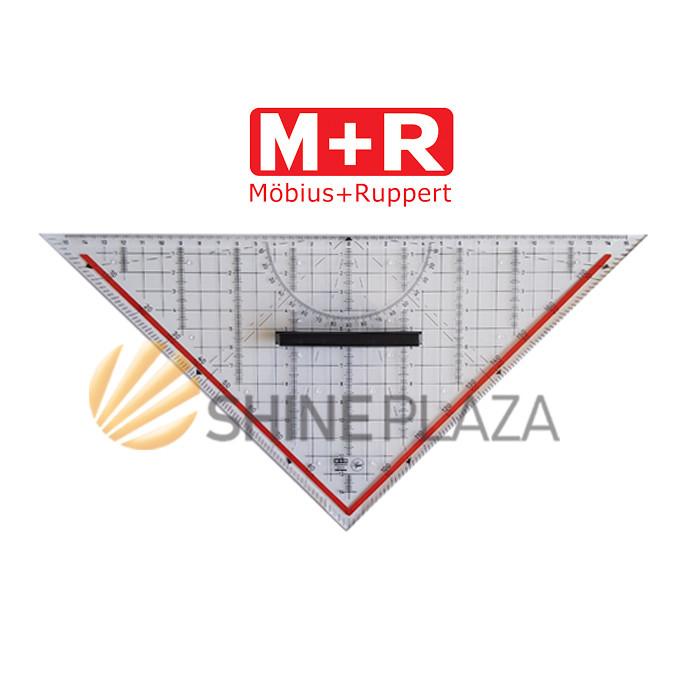 

Penggaris Segitiga Pegangan M+R 32cm