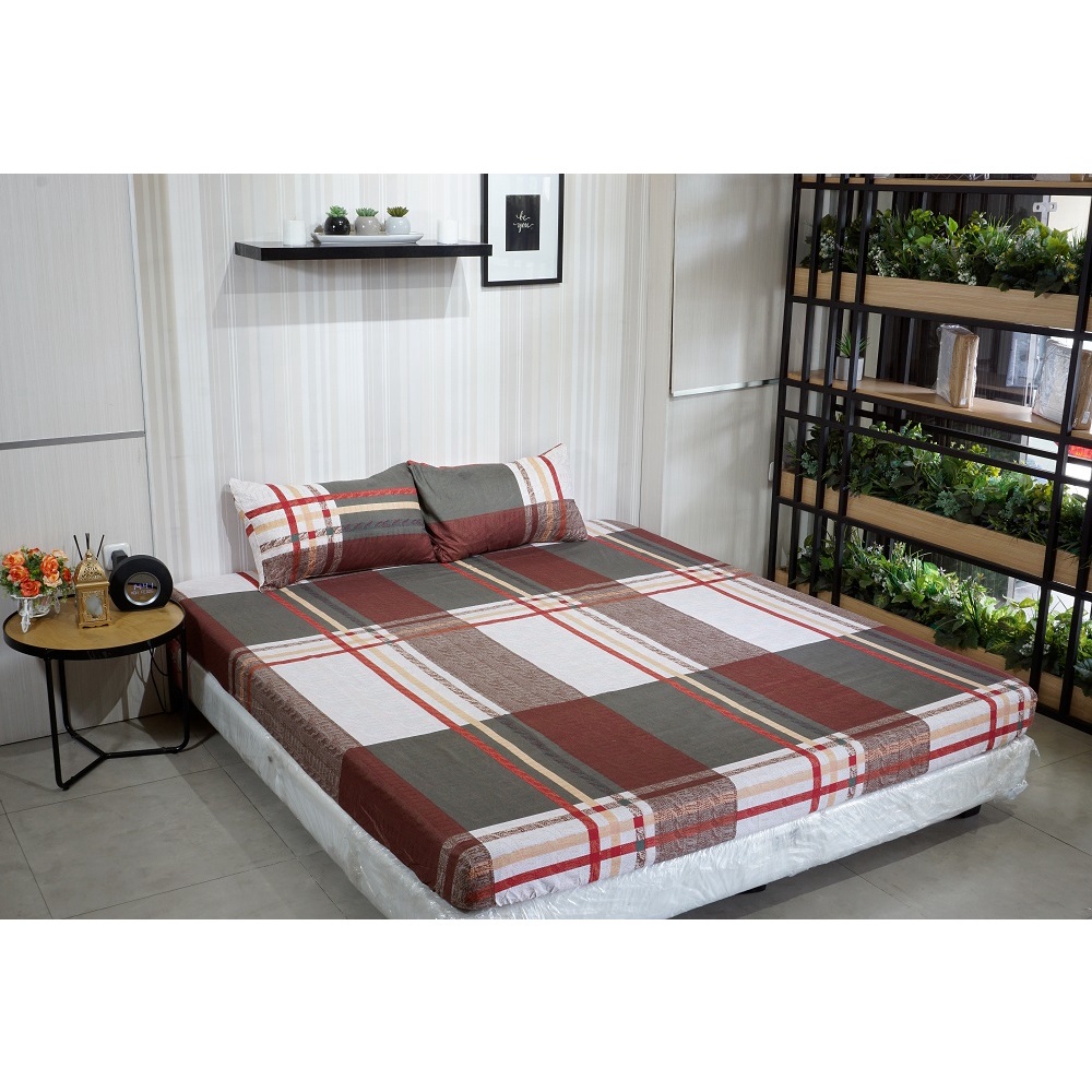 Idola Style Veronica Sprei 100 / 120 Micro Print Tinggi 20 cm MP-8028