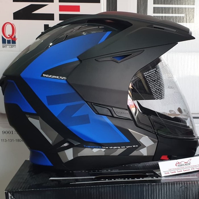 Terlaris Zeus Zs 613C Mblk Aj 14 Blue