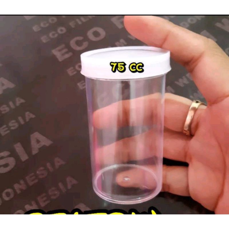 Pot Urine plastik 75cc/ pot salep 75cc