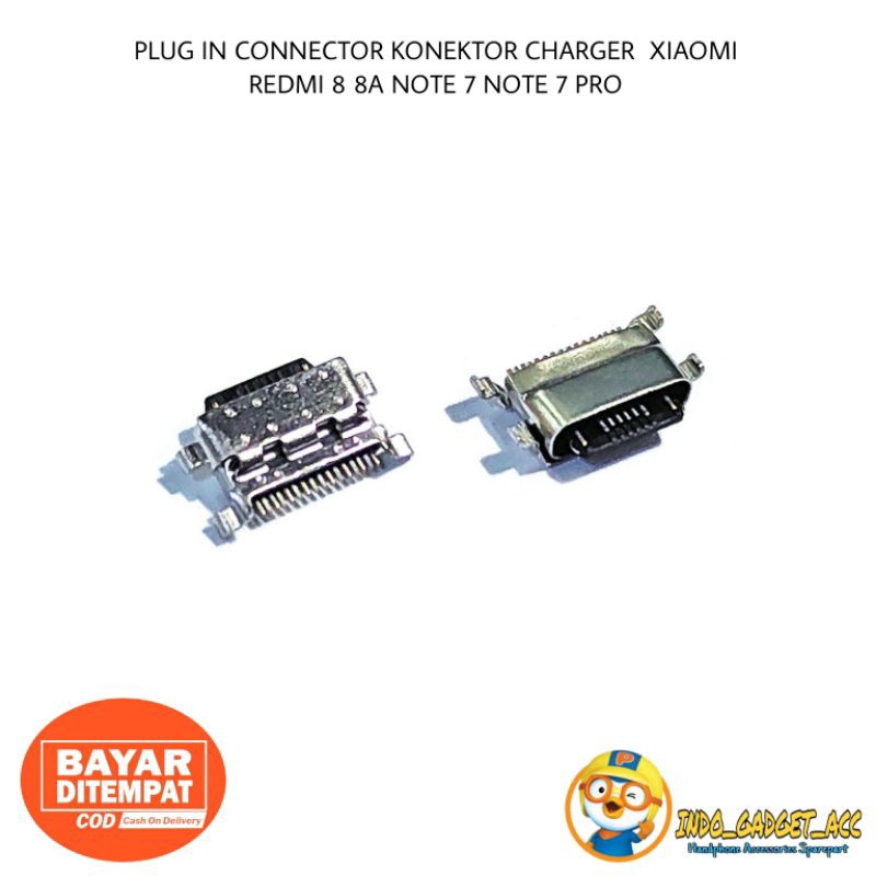 PLUG IN CONNECTOR KONEKTOR CHARGER  XIAOMI REDMI 8 8A NOTE 7 NOTE 7 PRO
