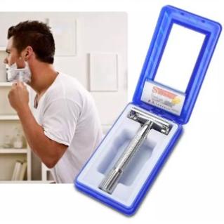 Terlaris alat cukur kumis jenggot manual mens razor