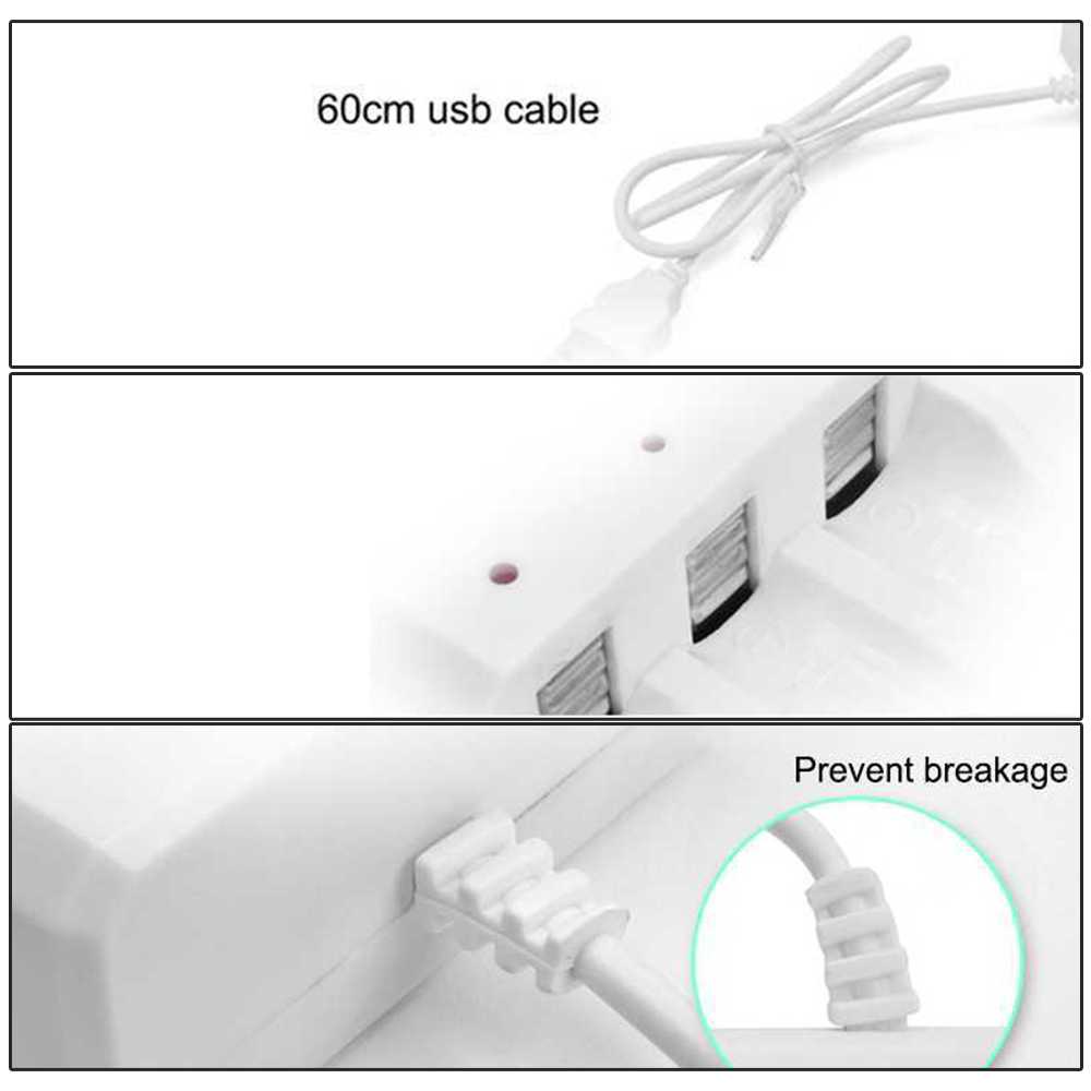 (BISA COD) FTIHSHP  Charger Baterai USB Plug 4 slot for AA/AAA - FN004-A