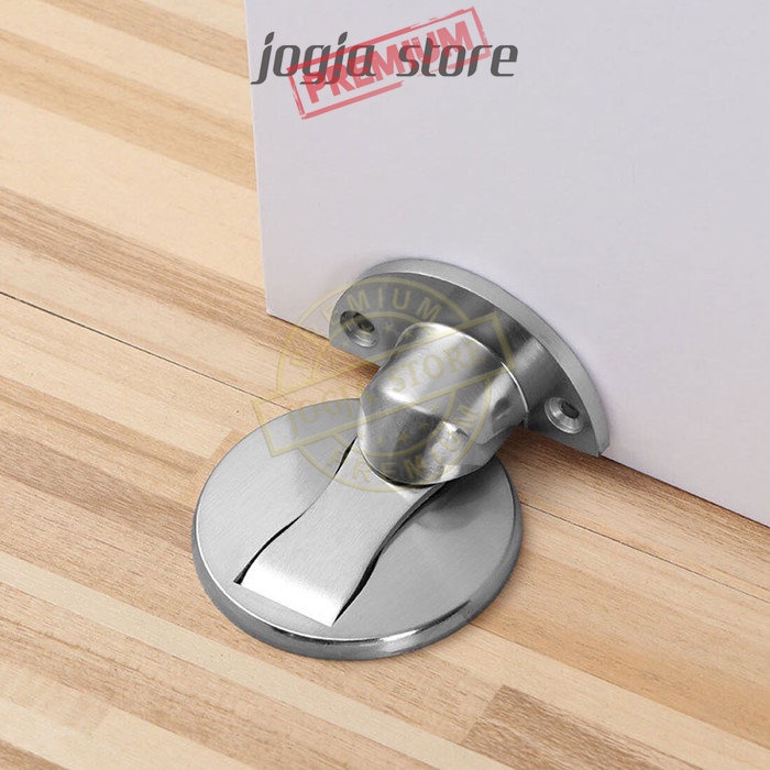 Penahan Pintu Pengganjal Pintu Rumah Kamar Magnet Door Stopper Steel