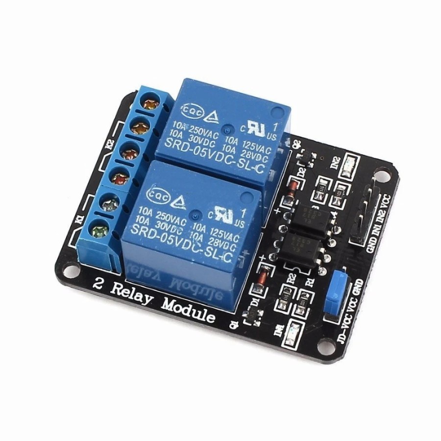 Modul Relay 5 Volt  2 Kanal Relay 5V 2 Channel Module