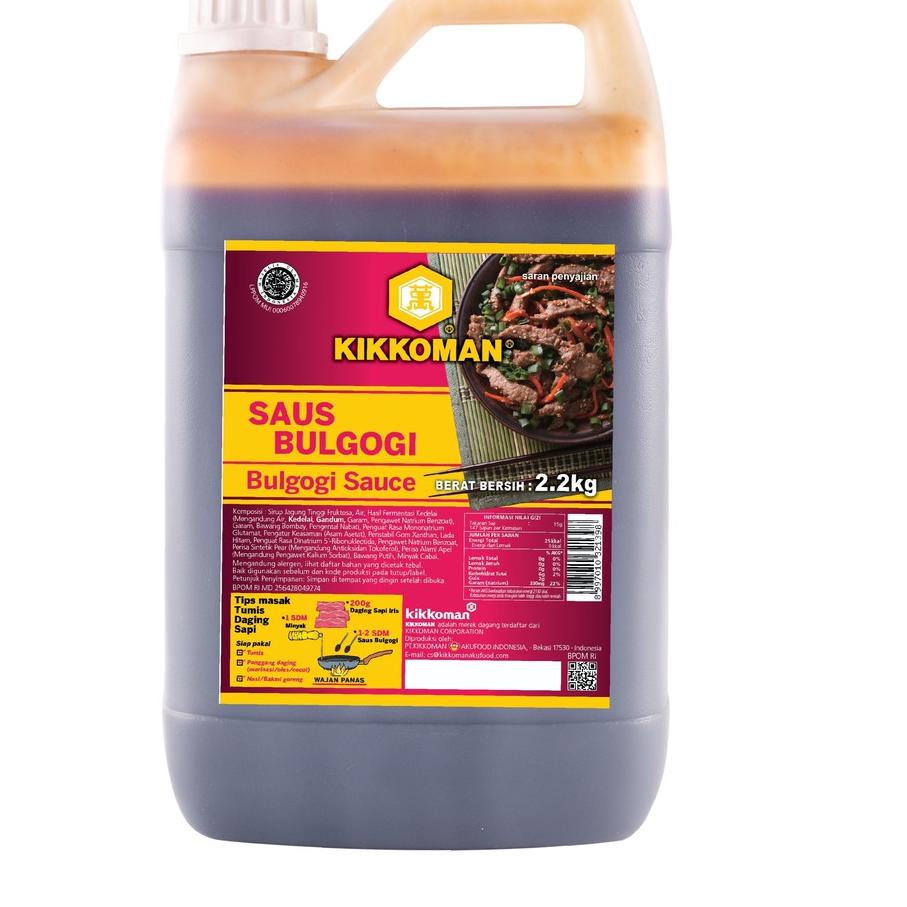 

➶ KIKKOMAN saus Bulgogi Halal jerigen 2L ☛