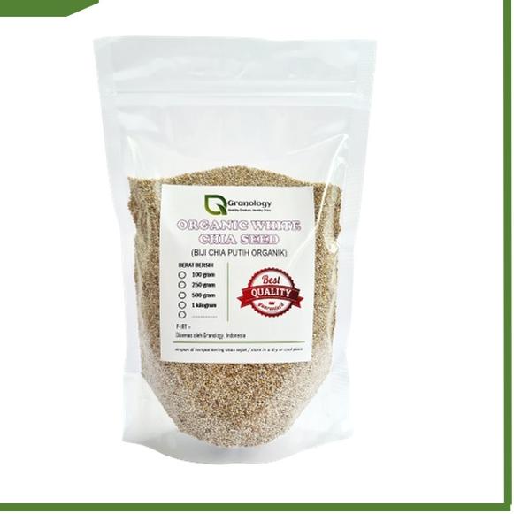 

۩ Organic White Chia Seed Peru (500 gram) by Granology ♨