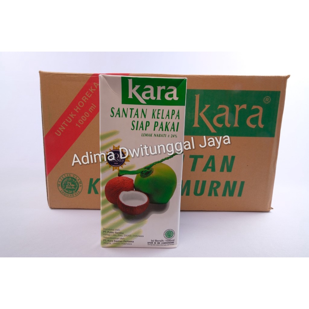 Santan Kelapa Kara 12x1 Liter - Karton