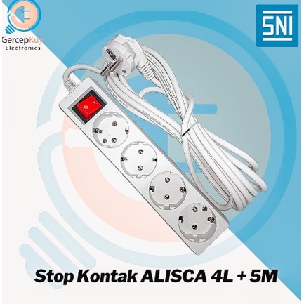 Stop Kontak ALISCA 4L + 5M