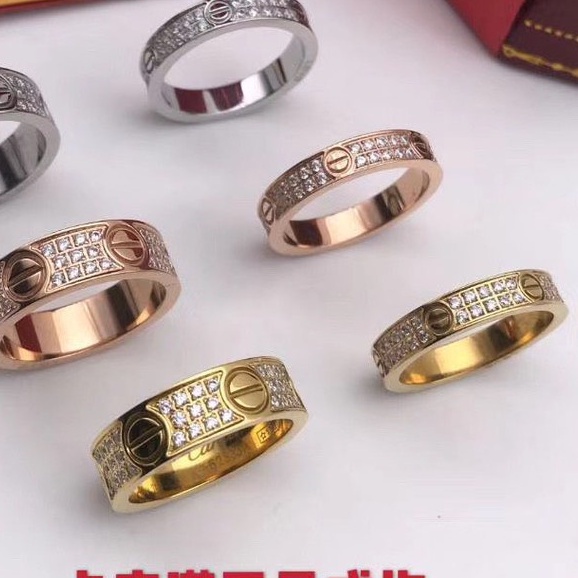 Cincin Model Full Ring | Sendok Garpu Bahan Stainless Steel | Cincin Sekrup | Cincin Berlian | Cincin Berlian Baris Ganda | Cincin Berlian Tiga Baris | Cincin Pertunangan Untuk Wanita | Cincin Pasangan