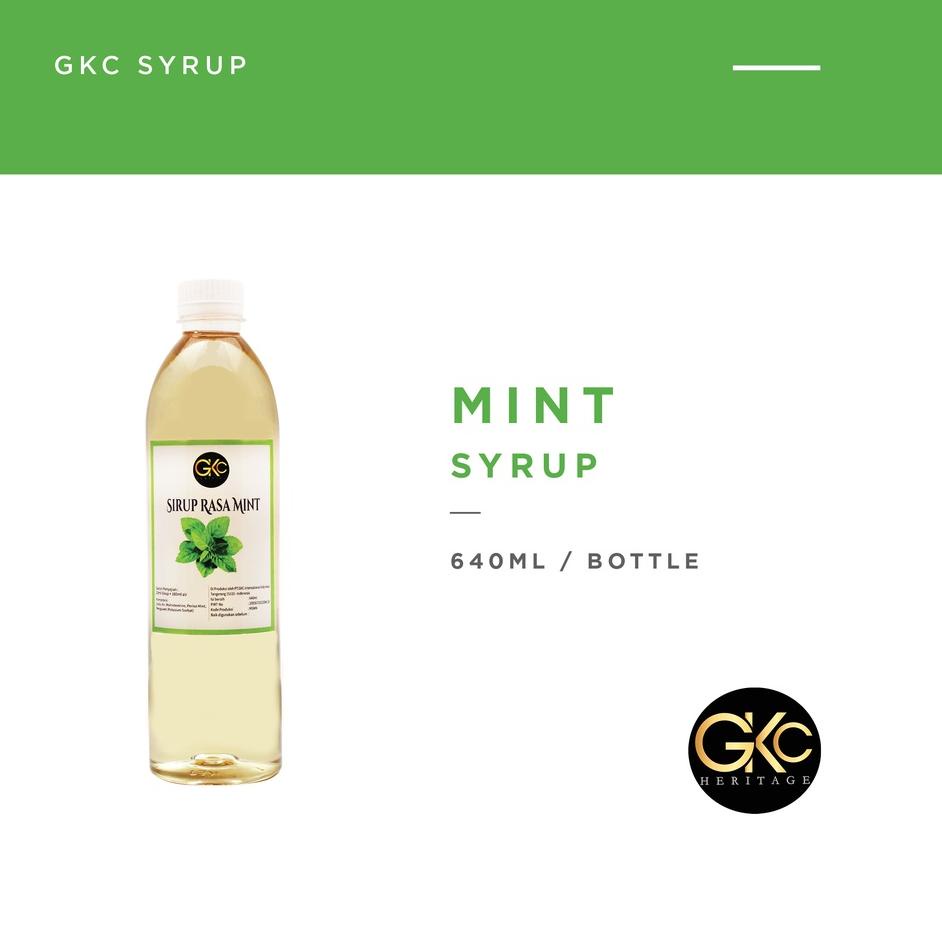 

❅ Sirup Mint / Mint Syrup Minuman GKC Heritage 640 ml (Import Quality) ➮