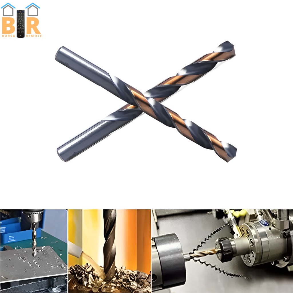 Mata Bor Baja HSS Kecepatan Tinggi 1MM - 7MM Tahan Karat Untuk Besi Alumunium Kayu 4341 Twist Jute