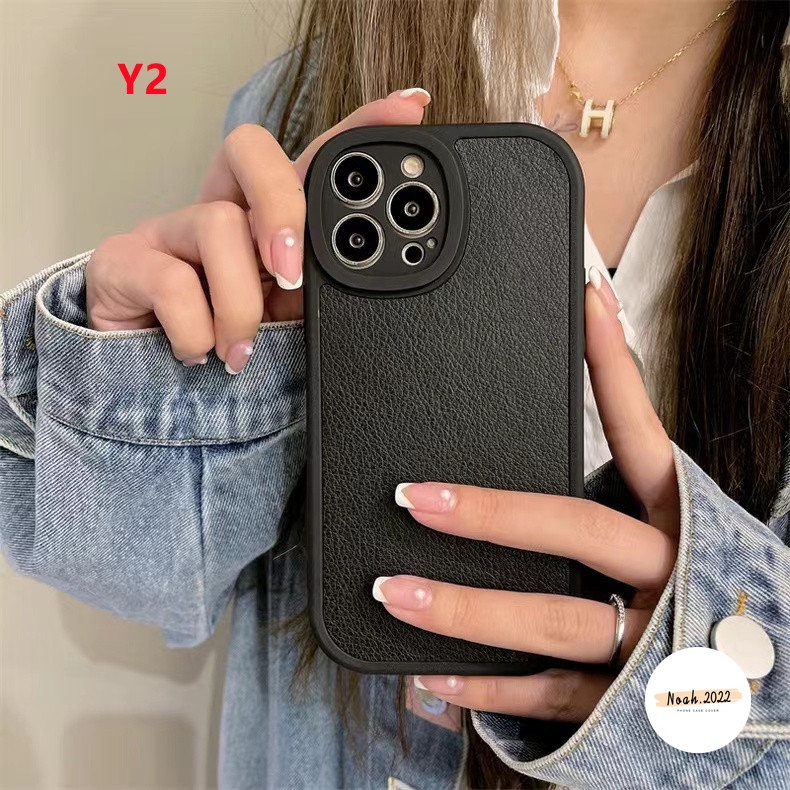 Case VIVO Y35 Y22 Y16 Y15s Y20 Y33s Y11 Y15 Y12 Y17 Y15A Y12i Y21 Y21S Y91C Y91 Y30 Y21A Y33T Y20i Y95 Y51 Y50 Y21T V23 V23E Simple Shockproof Cortex Kulit Mewah Soft TPU Case